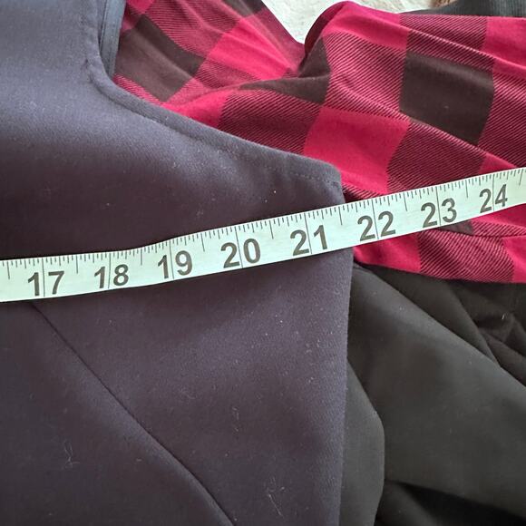 Ann Taylor LOFT Navy Flounce Hem Dress - Pearl Pockets - Picture 8 of 10